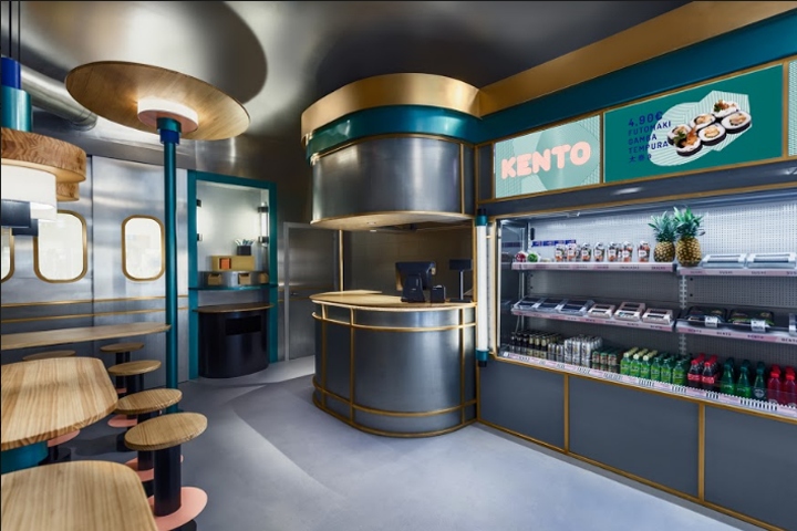 Kento(融合东西方元素的现代日式餐厅设计)-0