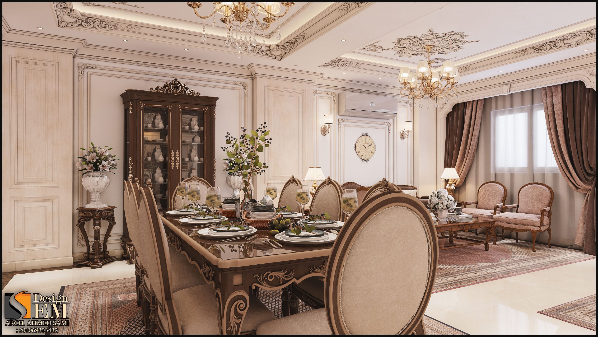 New classic reception and dining space-3