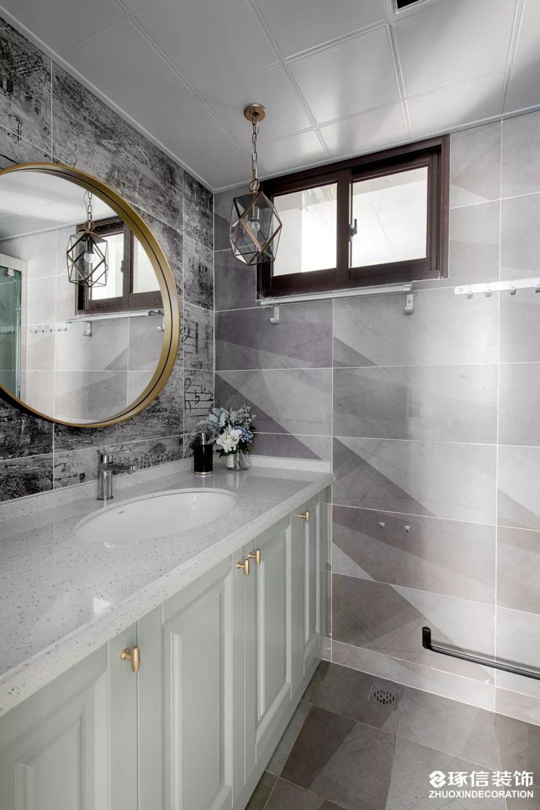 江北美式轻奢三口之家，幸福空间诠释生活美学-72