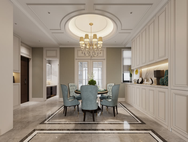 新田欧式别墅 | 洛可可风演绎时尚高雅空间-7