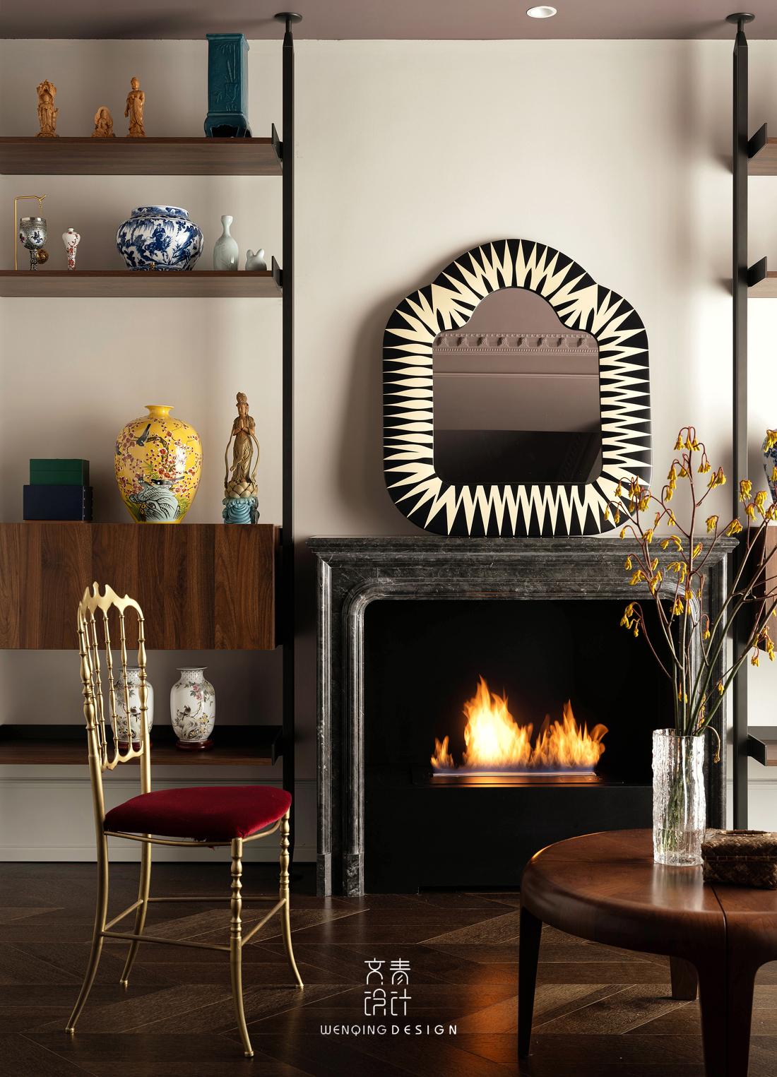 英伦轻奢复古住宅-35