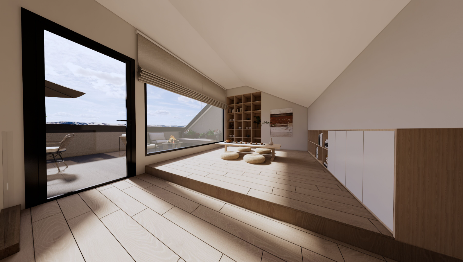 现代原木风跃层-5