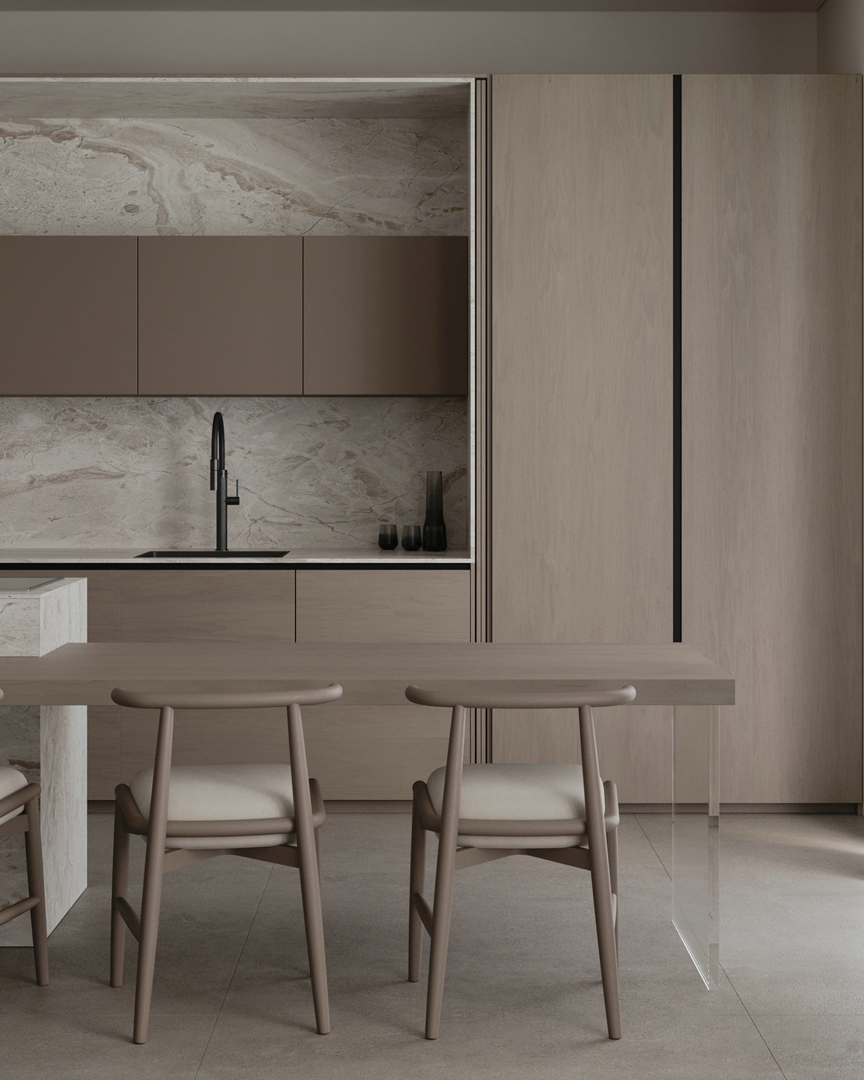 高级灰色系住宅设计-5