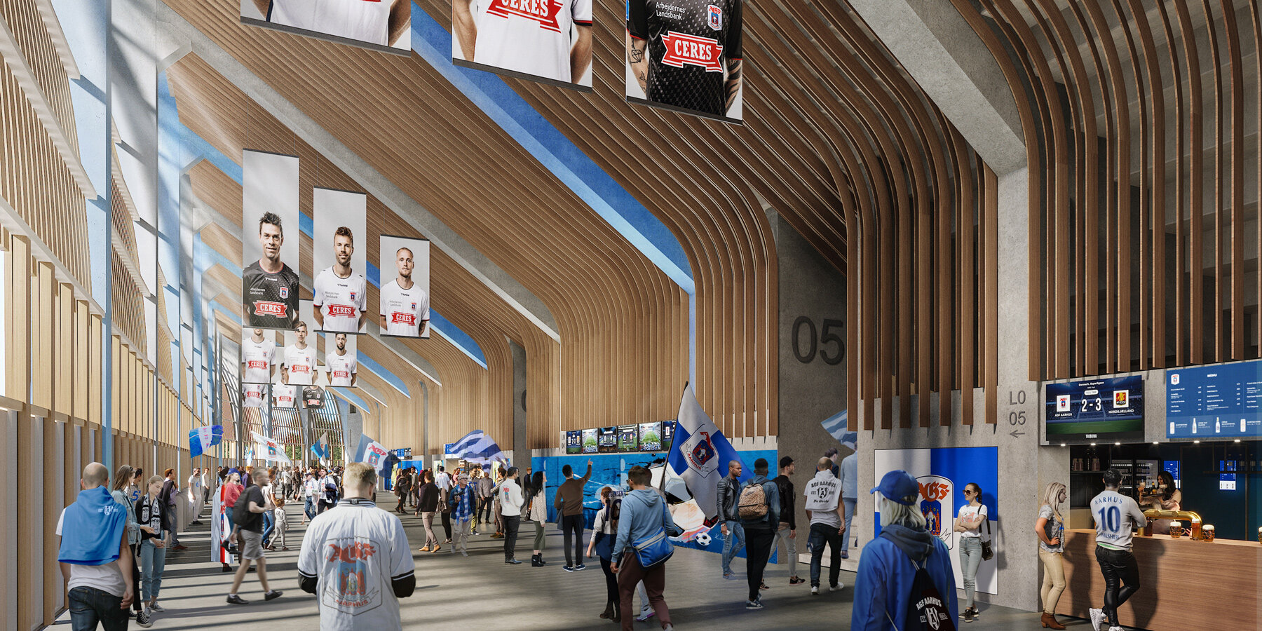 融入森林的丹麦 Aarhus Stadium,Zaha Hadid 建筑事务所打造“森林竞技场”-0