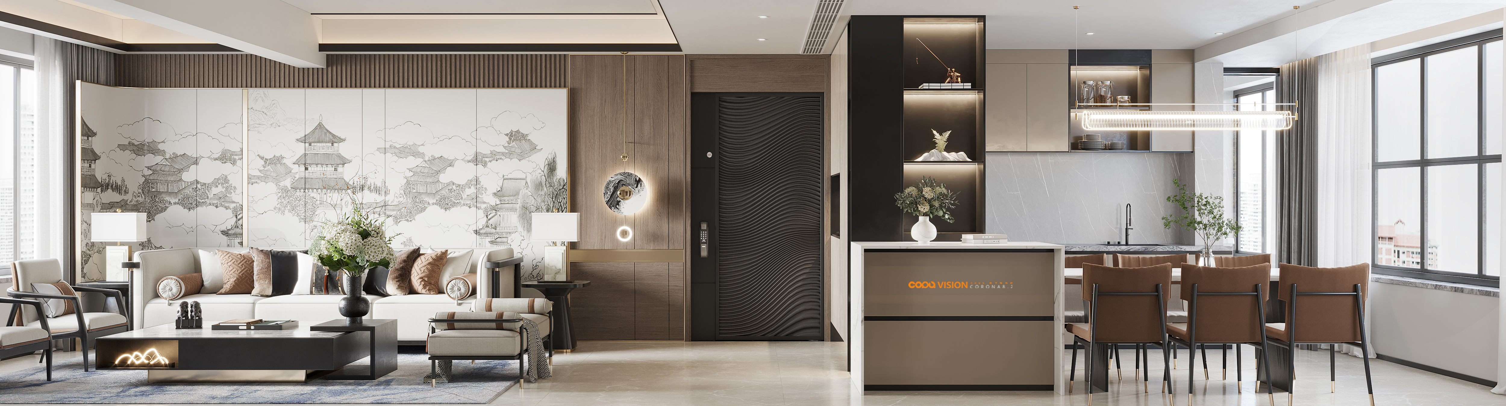 靠背视觉 2022 年中下旬家装效果图表现作品-22