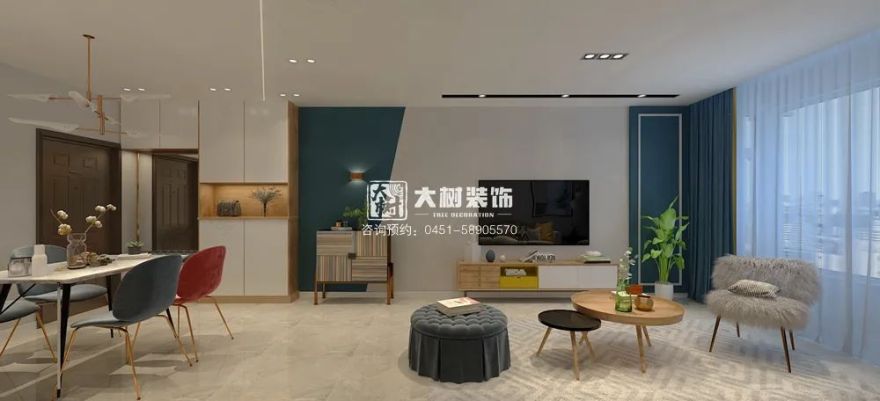 融创中园 80㎡北欧新居 | 高级耐看,腔调十足-18