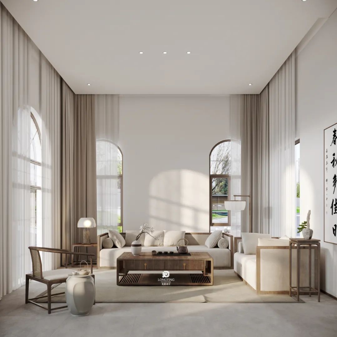 天玺 436 方新中式风格设计丨中国湖州丨龙庭设计-6