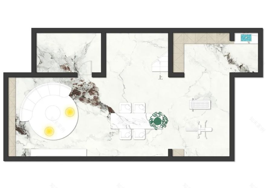 全案整装|360㎡诧寂风,诠释不完美的完美-11