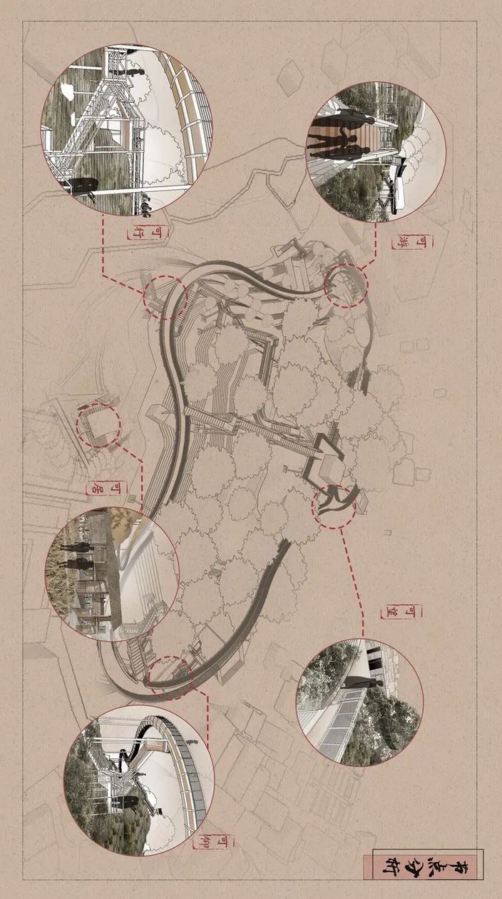 游源》设计作品 | 设计篇-- 第伍卷 | 八景设计之西岗夕阳，佛堂反照《终-46