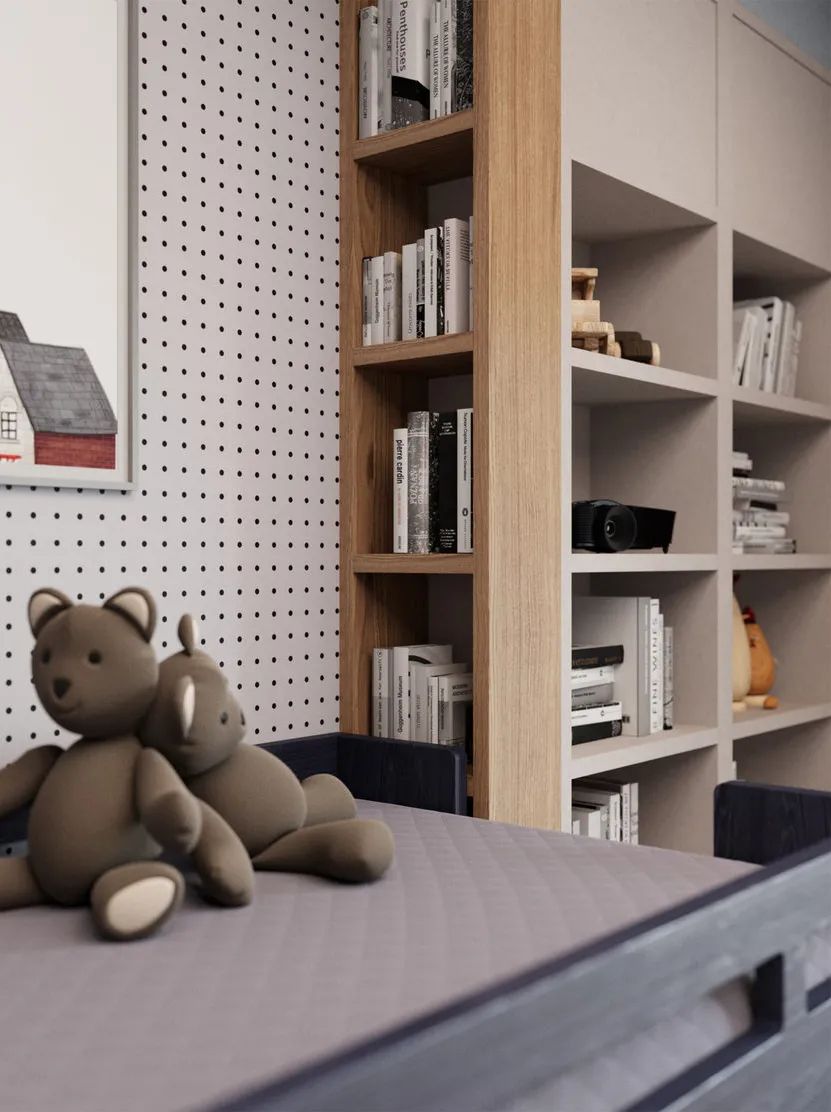 莫斯科 106㎡现代简约家居,融入苏联构成主义风格-143