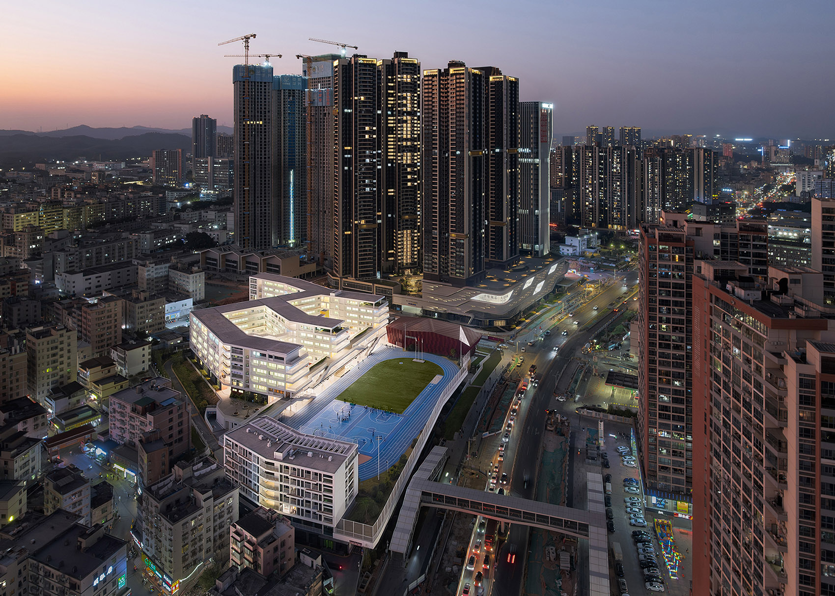 深圳市龙华区外国语学校福城校区丨中国深圳丨深圳大学建筑设计研究院有限公司“钟中 + 钟波涛”工作室-11