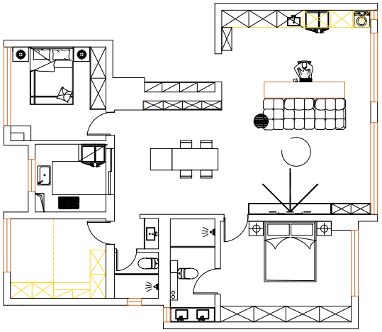 新城阅璟台丨127㎡意式极简私宅丨中国武汉丨胡欢-22