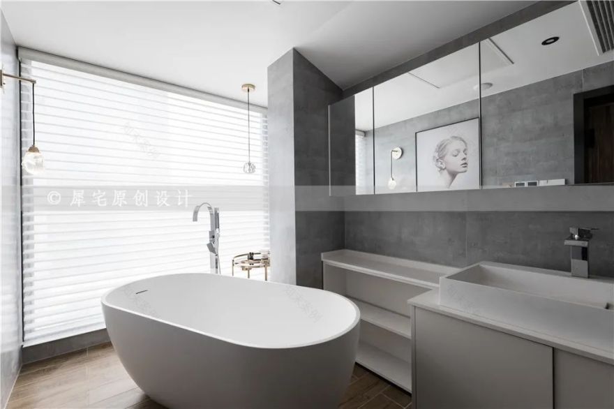 180 平顶层复式,空间重塑,彰显现代高级质感!-96