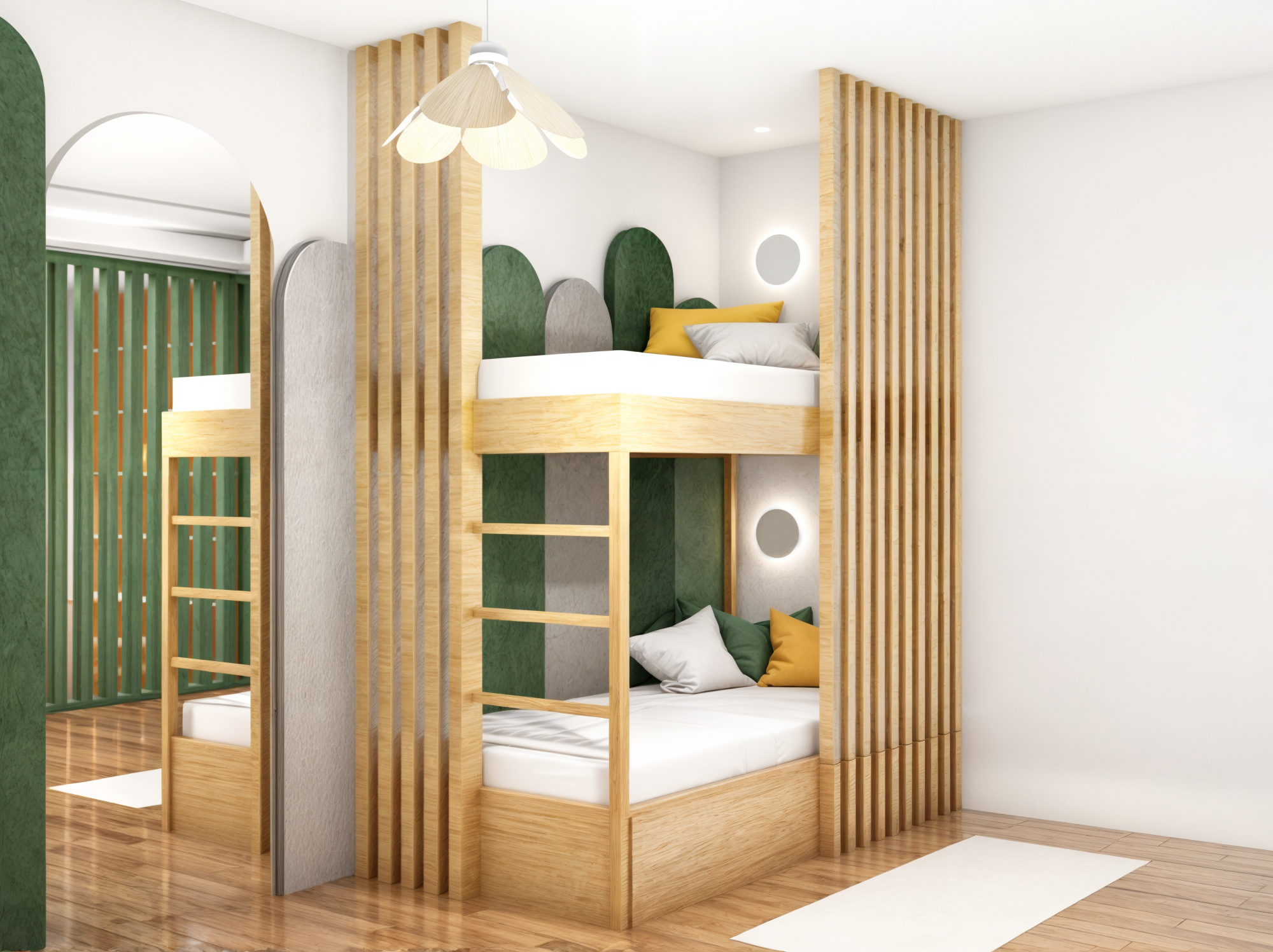 儿童卧室兼游戏室丨Aldana Crava-3