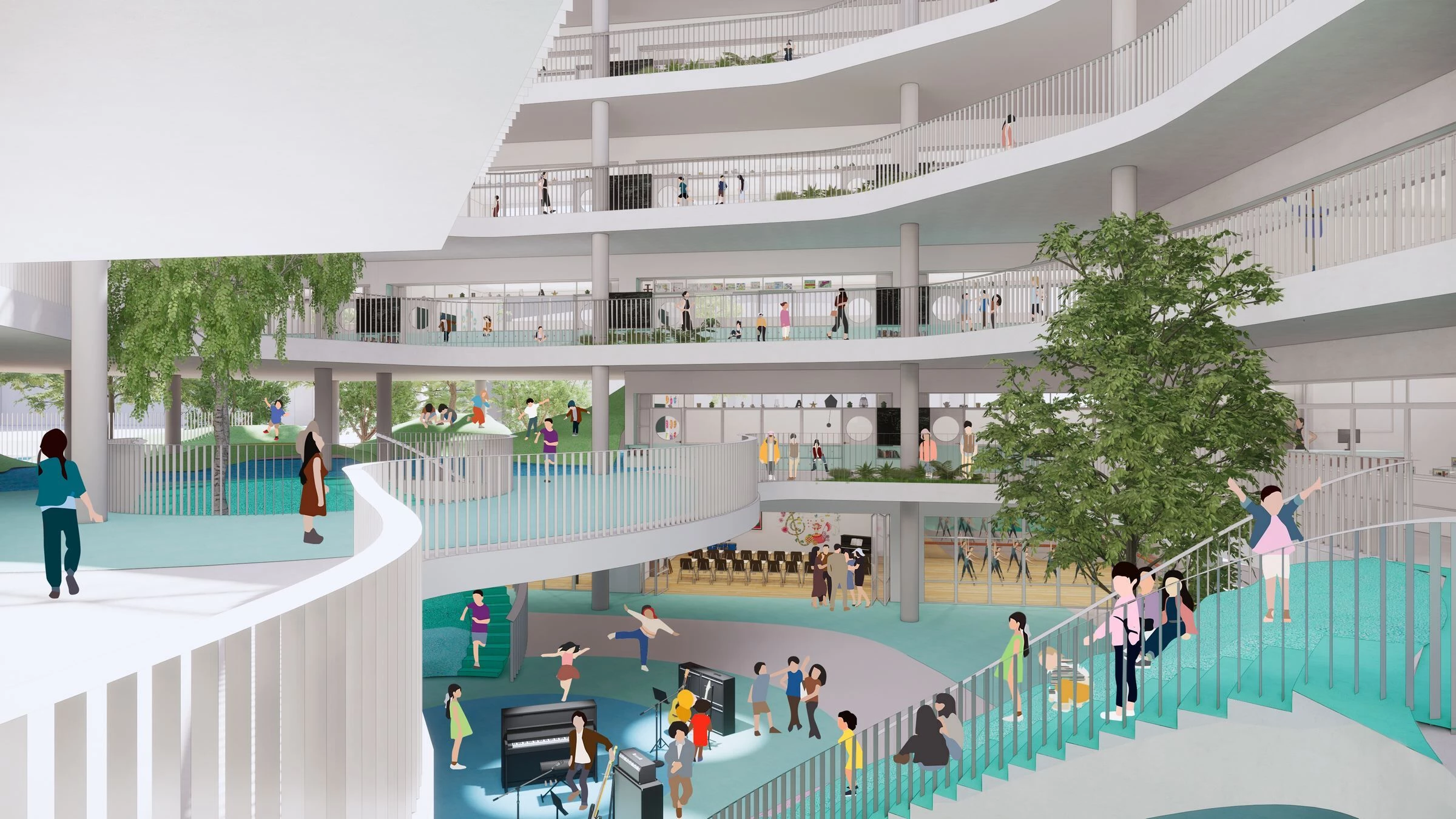 梧州小学丨China丨People's Architecture Office-14