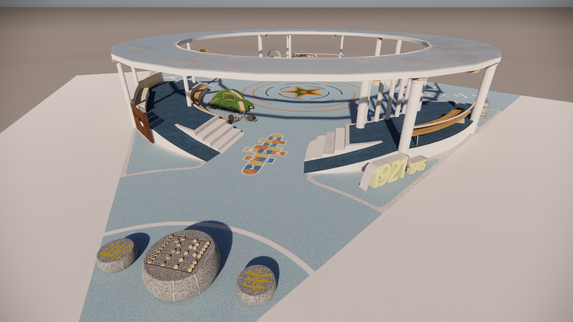 四川省彭州市老旧小区中央广场改造方案-7