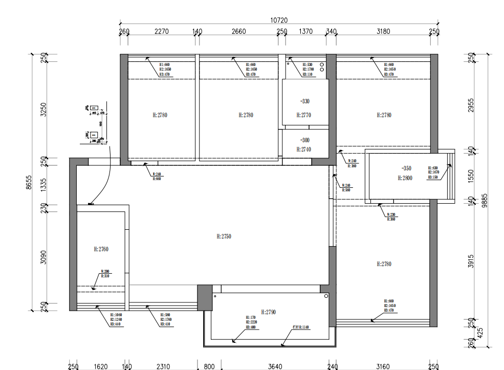 111㎡四口之家,低奢自然简约空间改造记-1