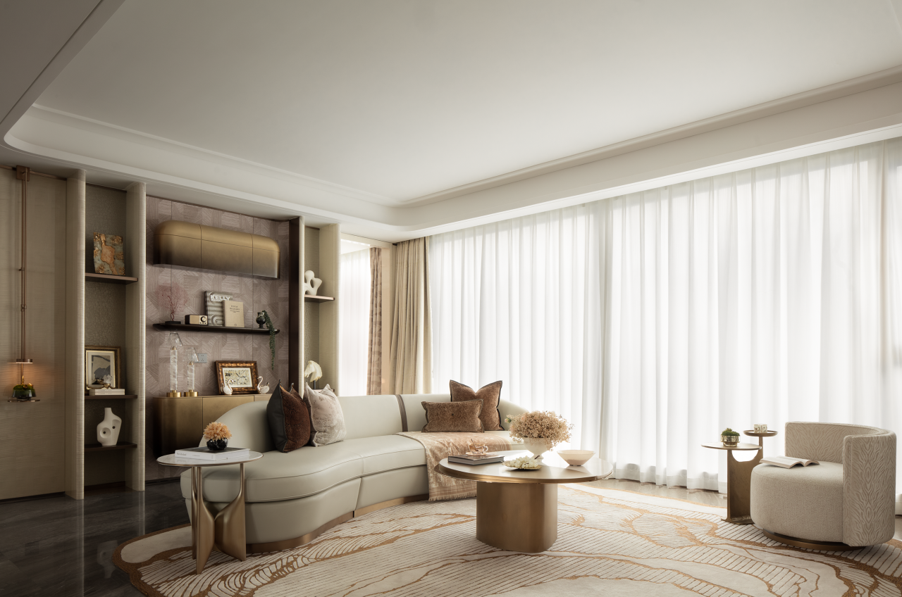 高新未来光樾172户型139户型样板房丨上海一目设计-8