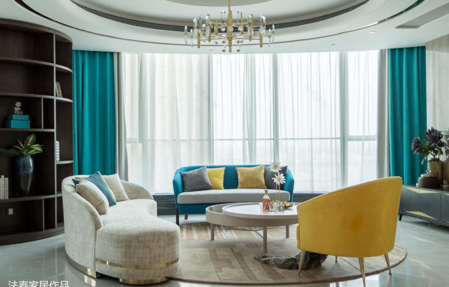 196㎡现代轻奢风,精致生活空间-2