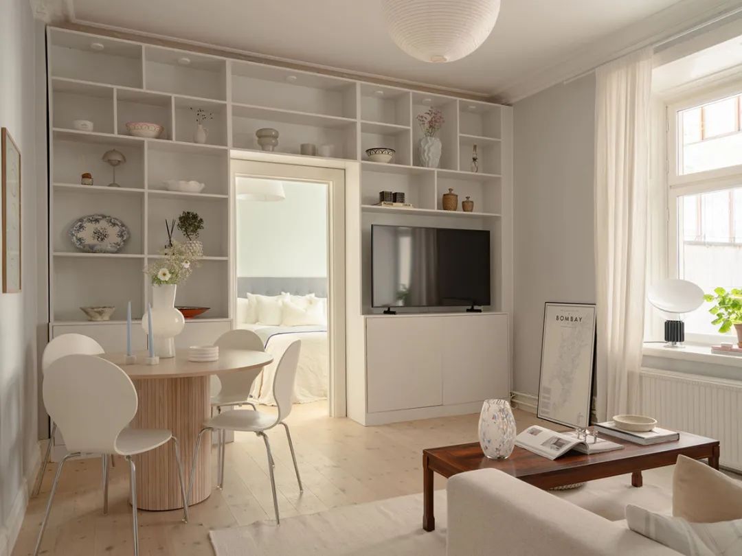 46㎡一室小公寓，素净温馨，一个人生活太幸福了！-3