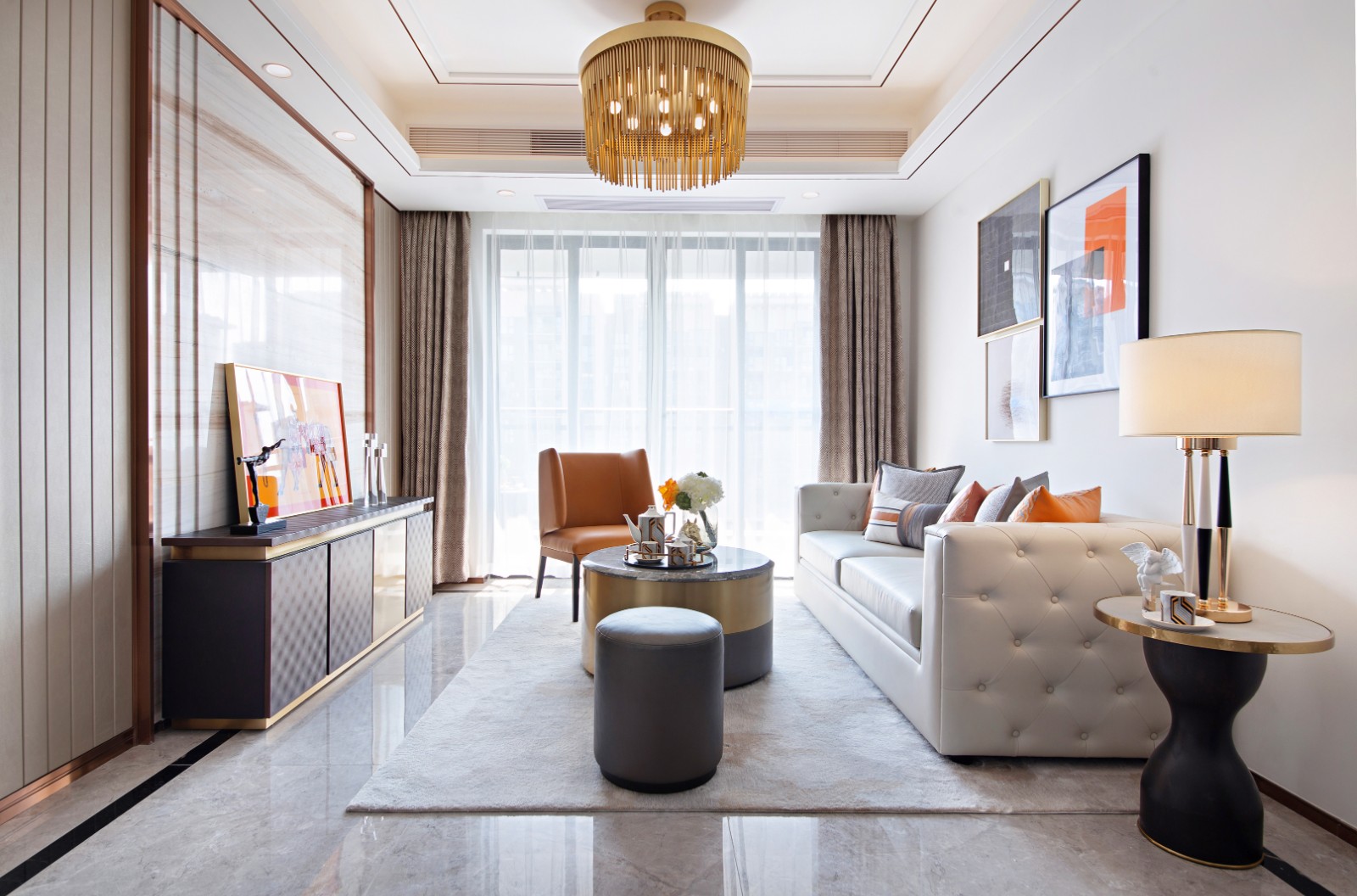 Hermès 高奢样板间丨中国深圳丨深圳市标美艺术设计有限公司-3