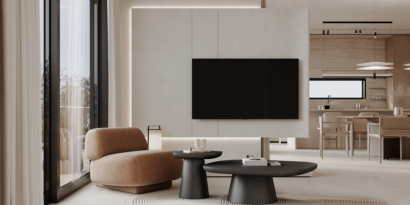 悬浮式电视背景墙设计-54