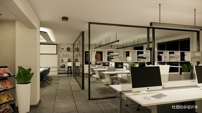 50万元办公空间240平米装修案例-15