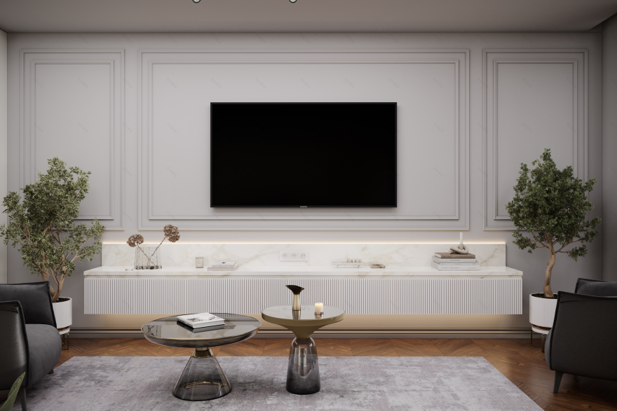 ЖК "RiverSky" 三室公寓可视化项目丨俄罗斯莫斯科-4