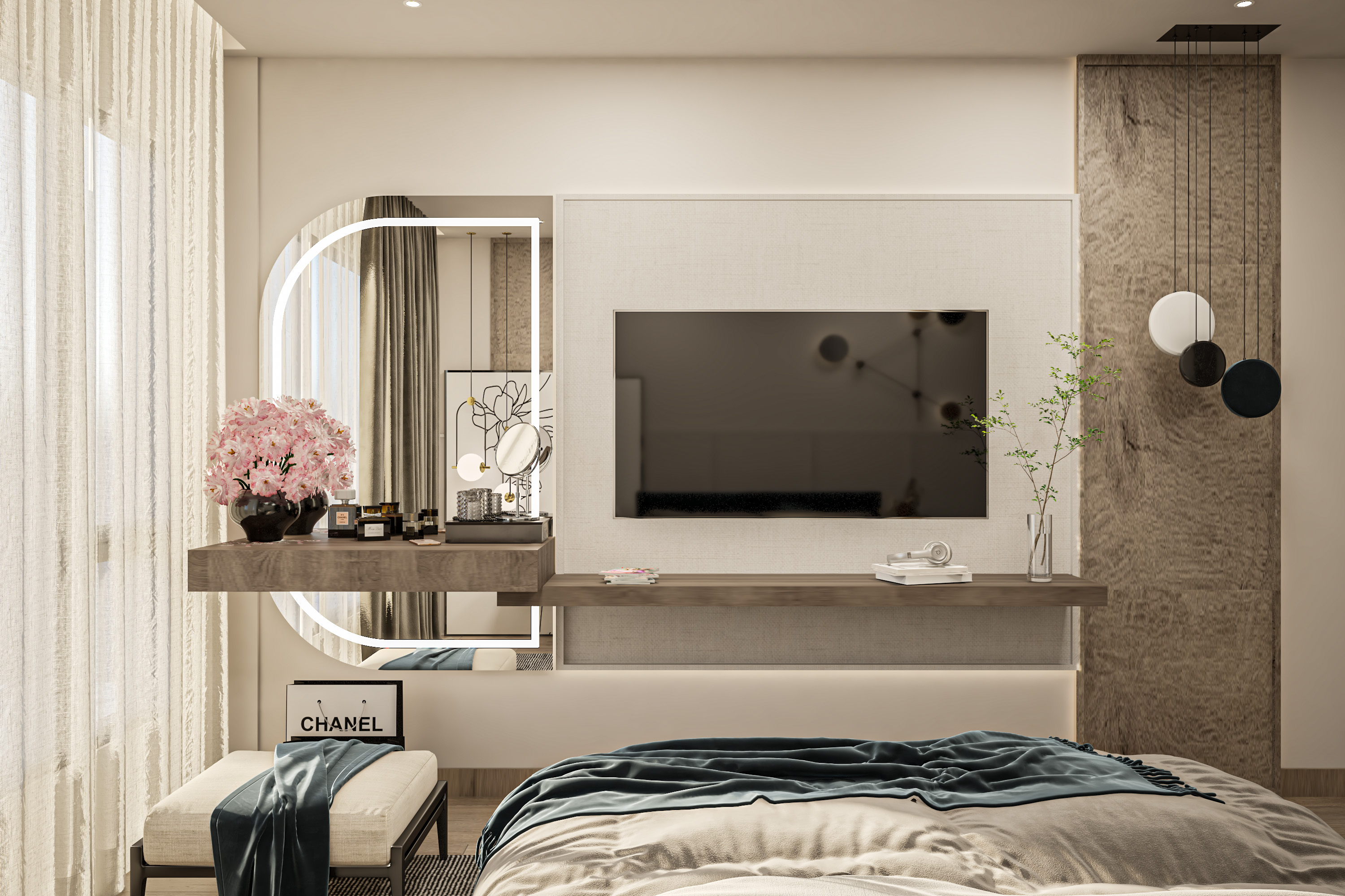 主卧丨DEKORNA INTERIOR DESIGN STUDIO-14