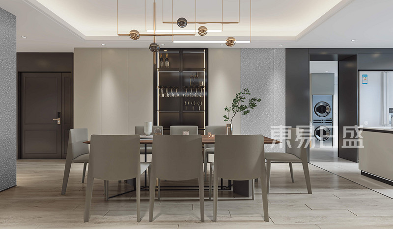 240㎡极简风装修设计，“场面引起极度舒适”-22