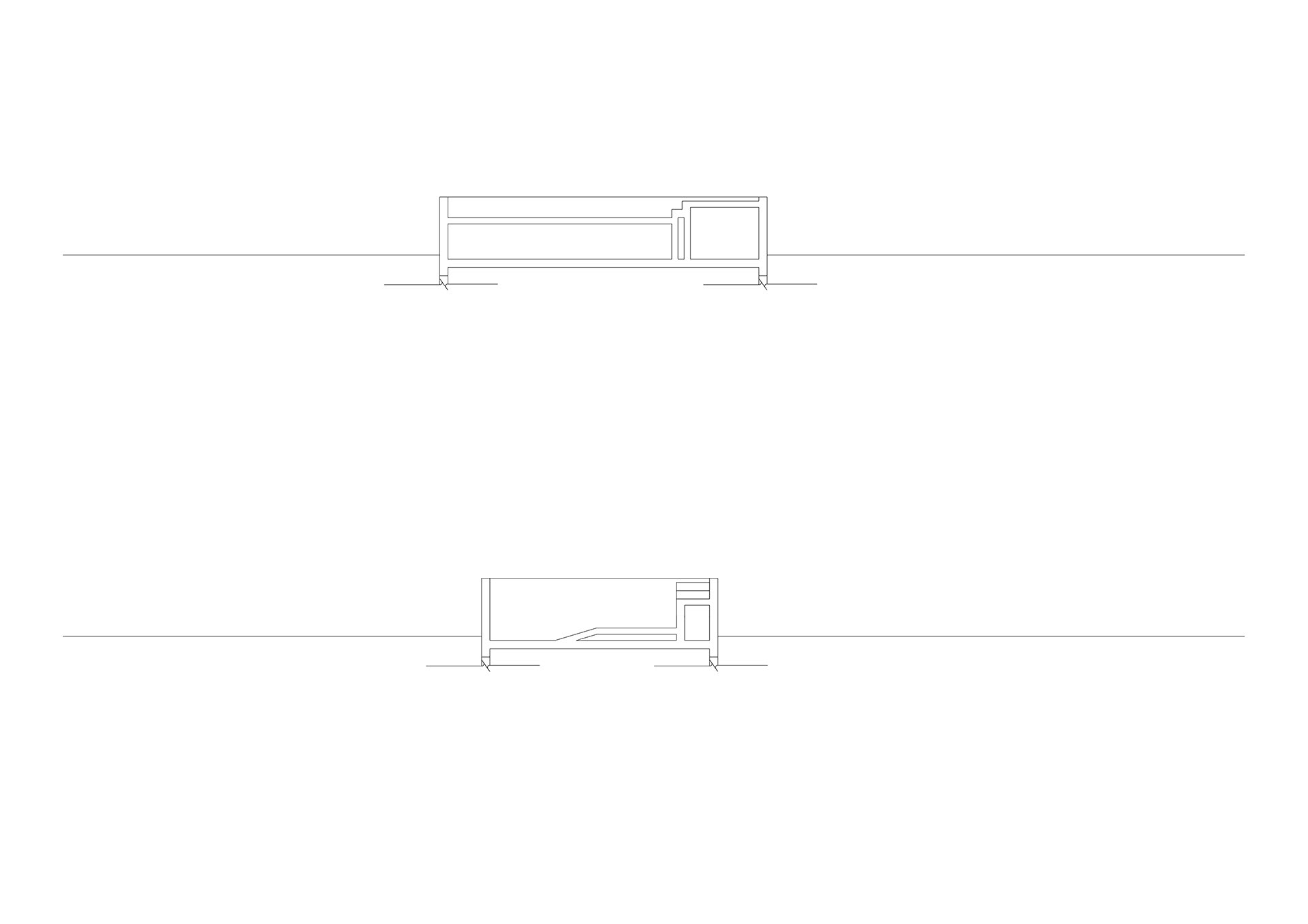 architectural drawing of residential house-49