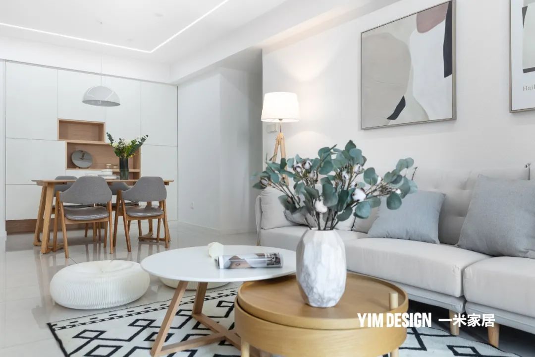 日式混搭风,原木与白的纯净世界丨一米家居-13