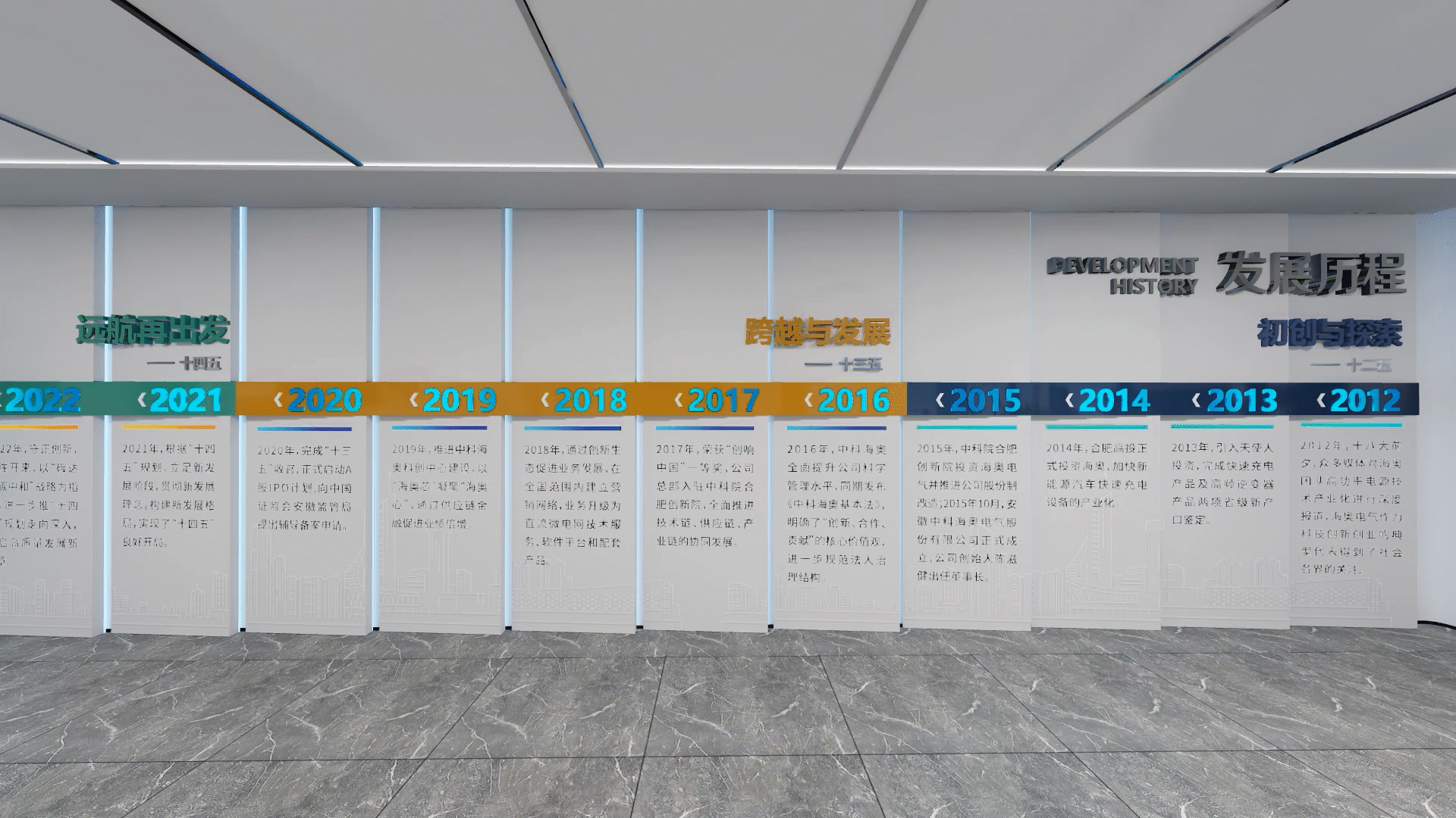 海纳百川 奥博无限 · 展厅设计 线上云展馆丨MIDC创新中心-11