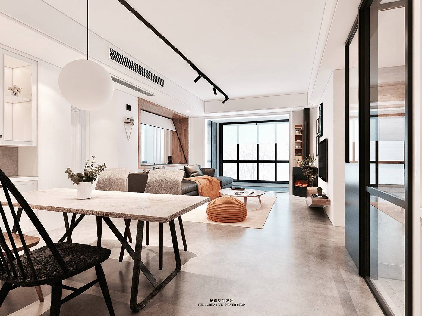 北欧风情的和泰城 125㎡小清新之家-7