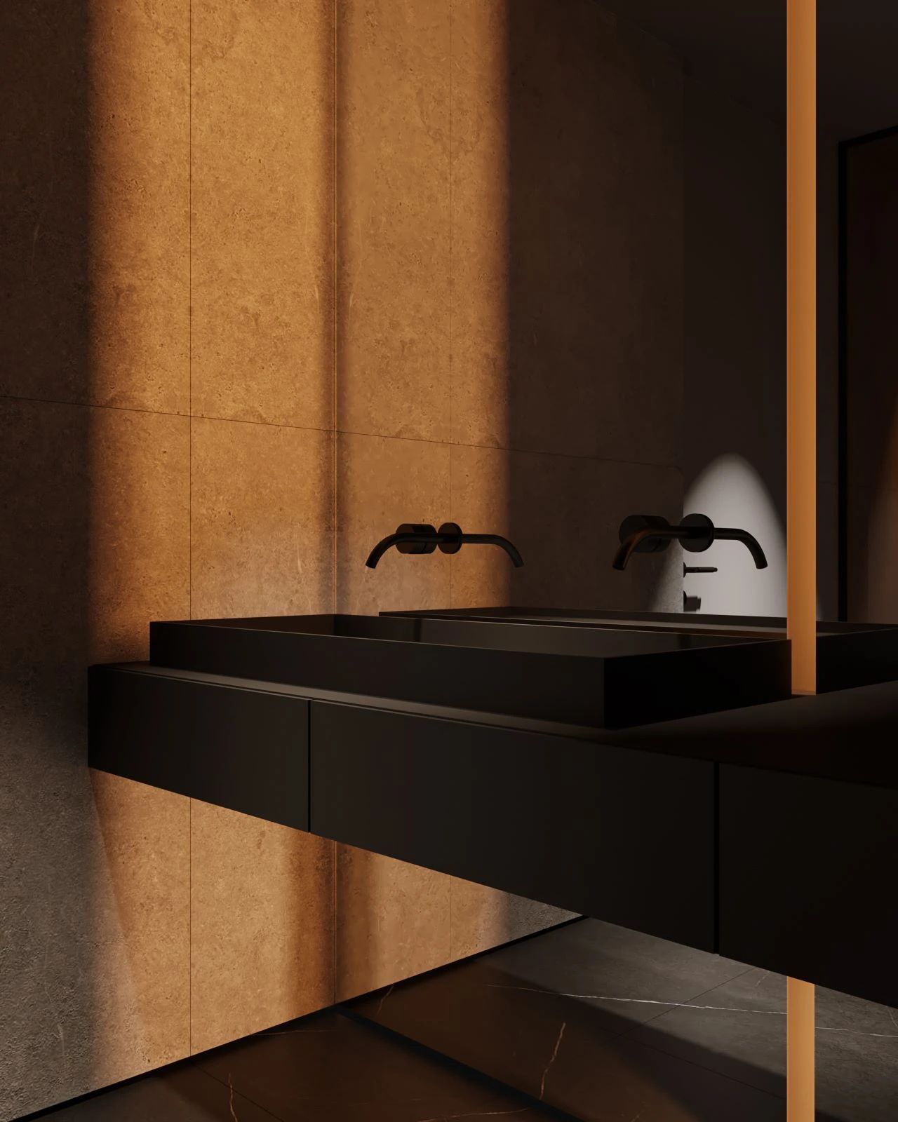 97㎡黑色调公寓设计-39