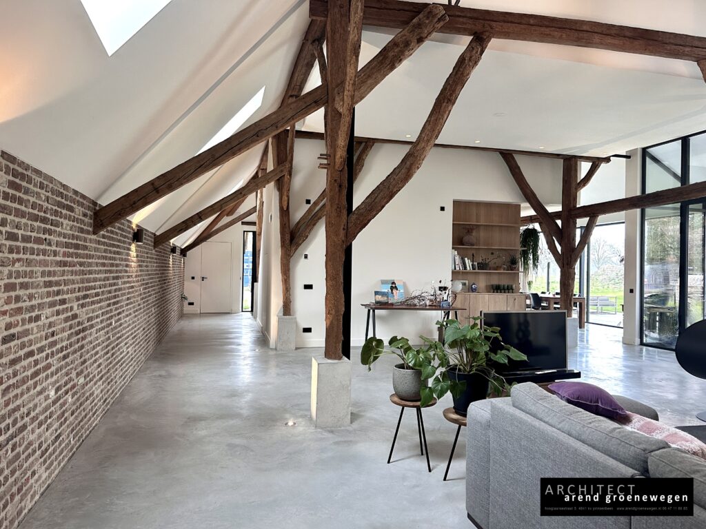 Transformatie van Vlaamse schuur tot woning - Arend Groenewegen Architect BNA-7