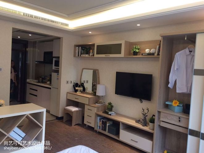 金霖酒店公寓楼5万元一居55平米装修项目-9