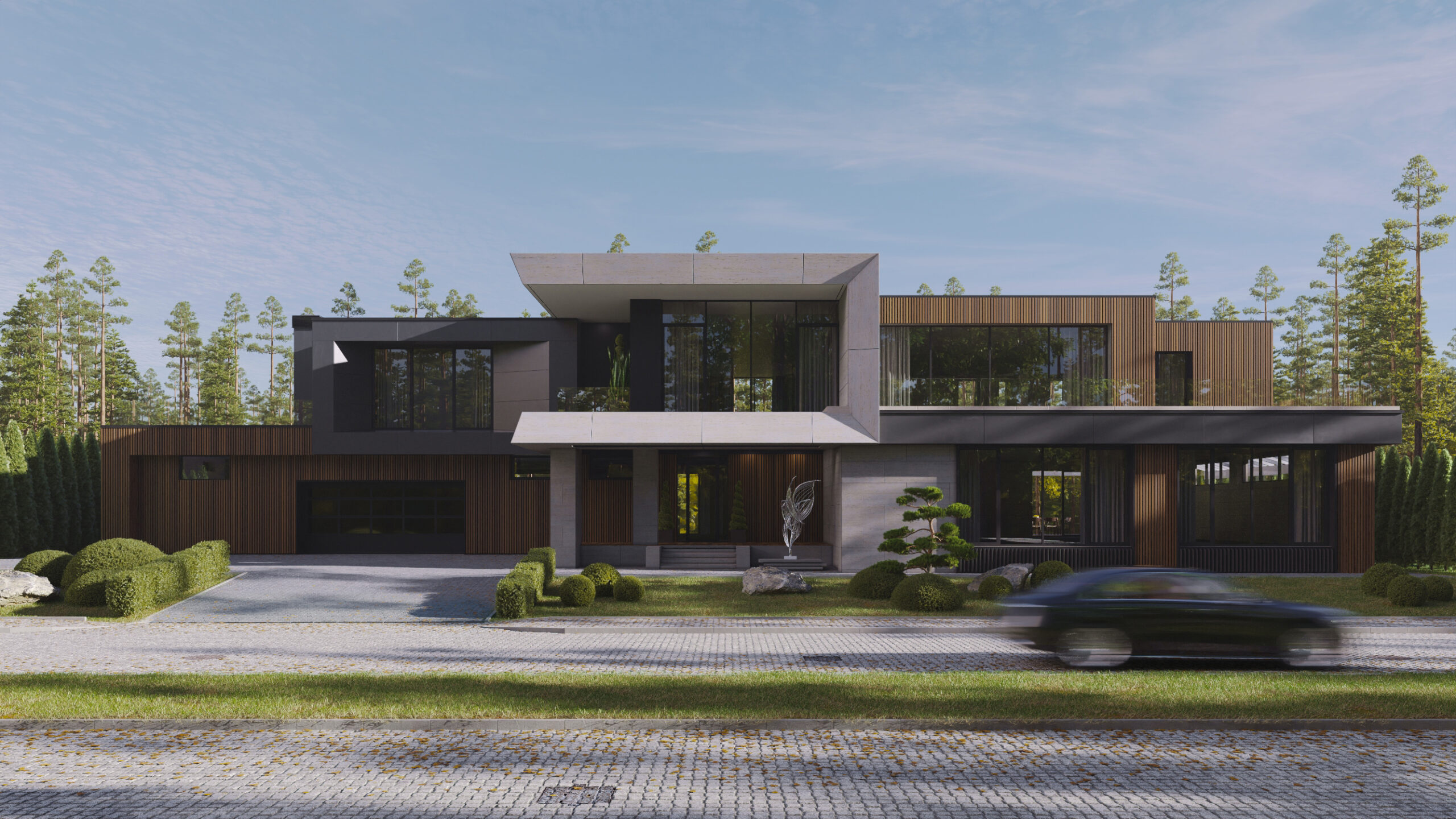 коттеджа «Миллениум» 900м²重建项目丨бюро ARXY-0