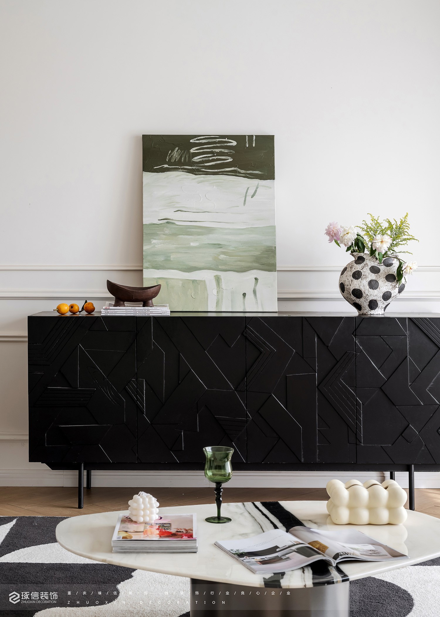 123m² 简约至美,品味法式风丨琢信装饰-11