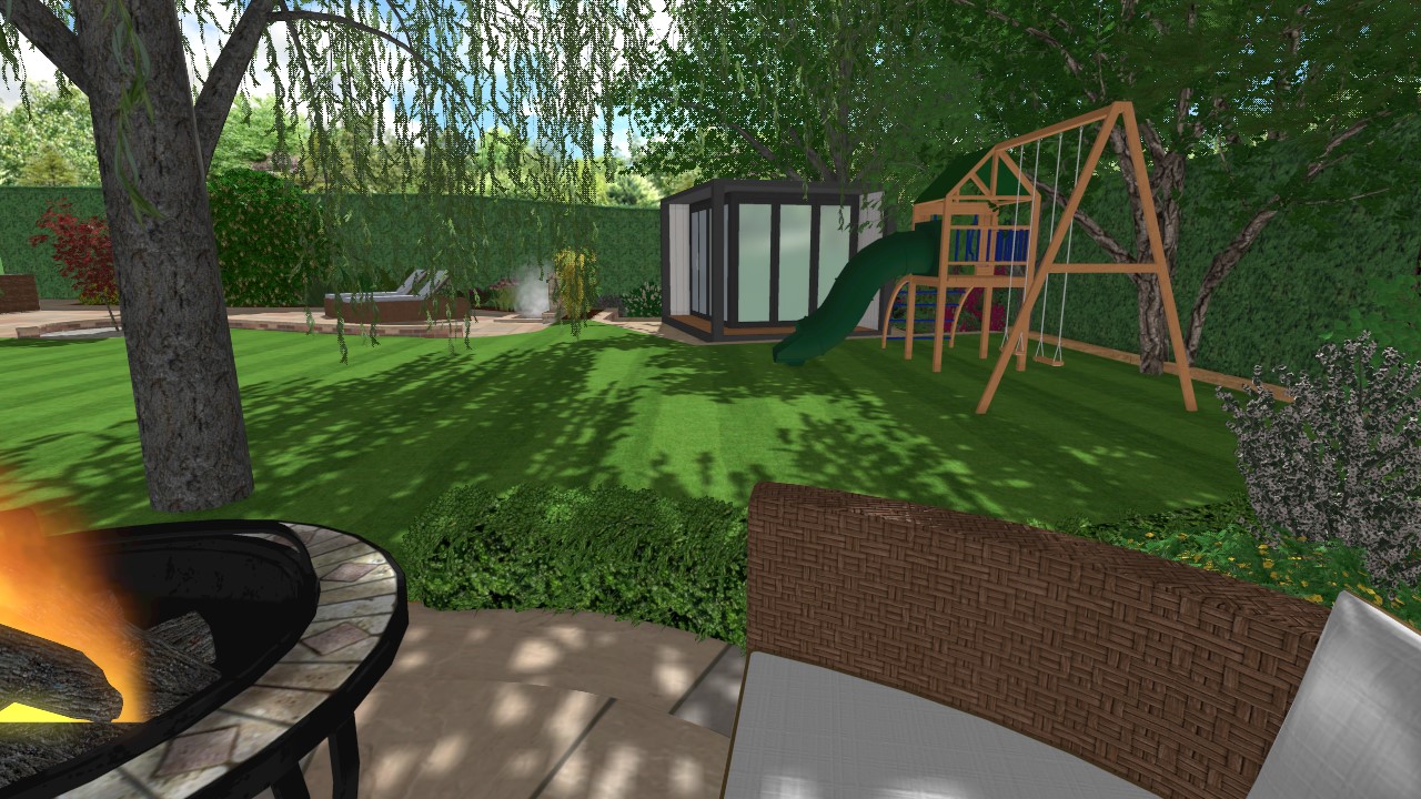 现代家庭花园丨Blue Iris Landscapes-16