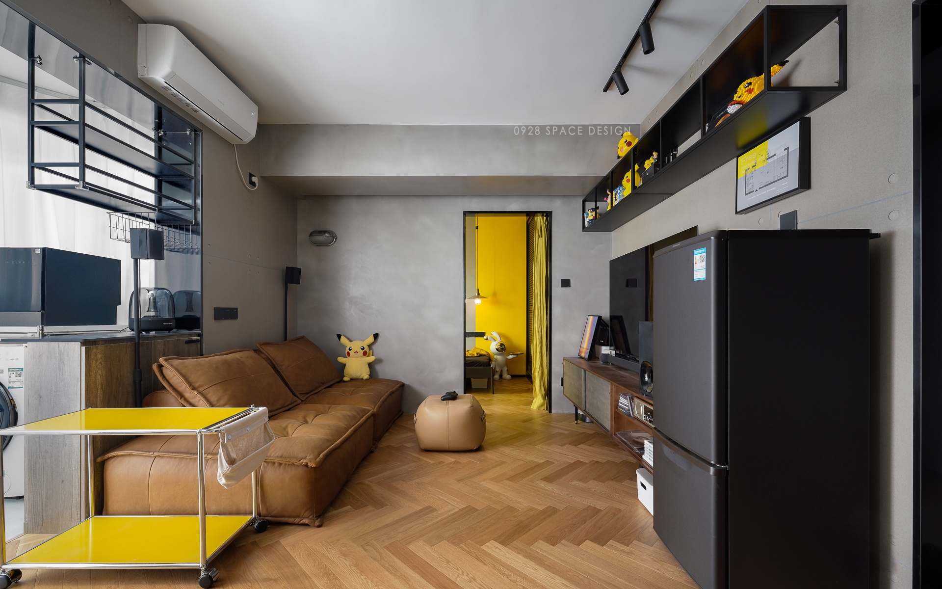 工业风独居空间设计-22