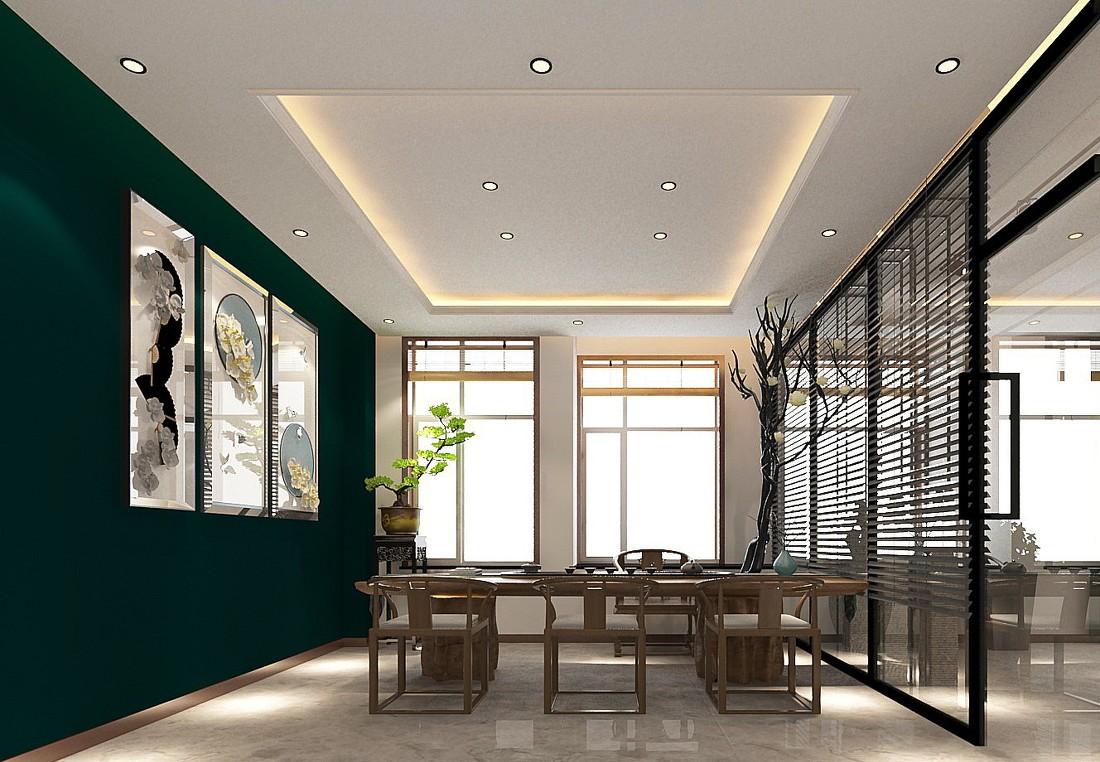 中式风格办公空间设计案例解析-14