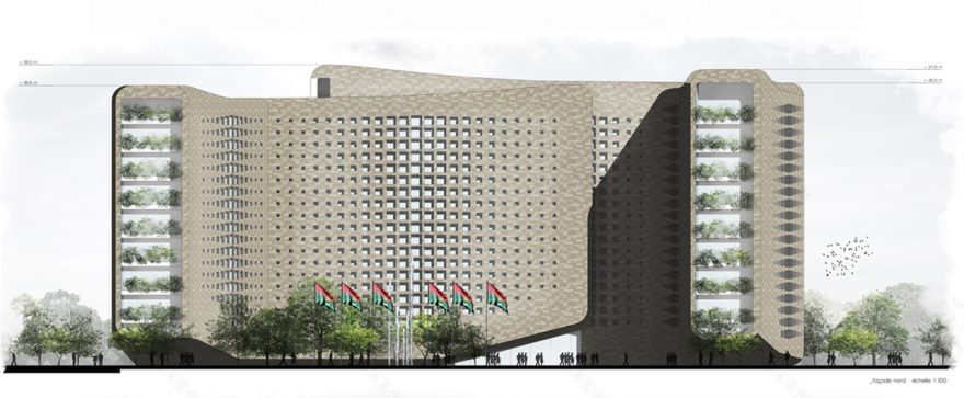 财政部办公楼 · Burkona Faso 的简约办公空间-8