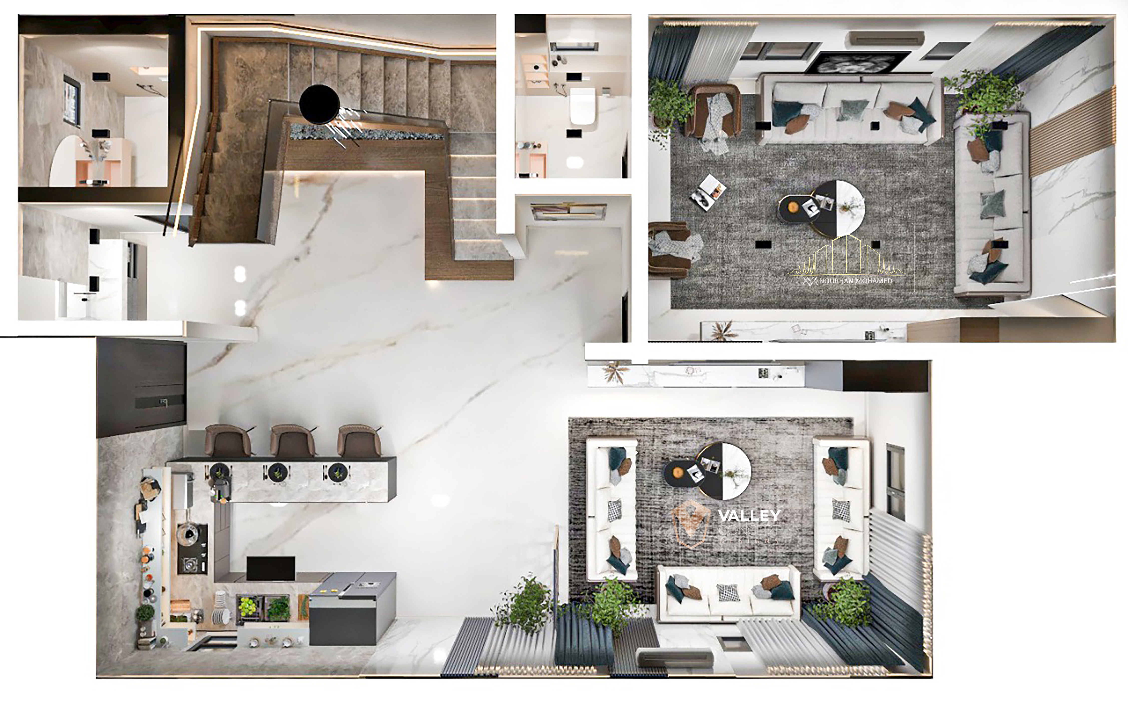 Chalet Reception & Kitchen-1