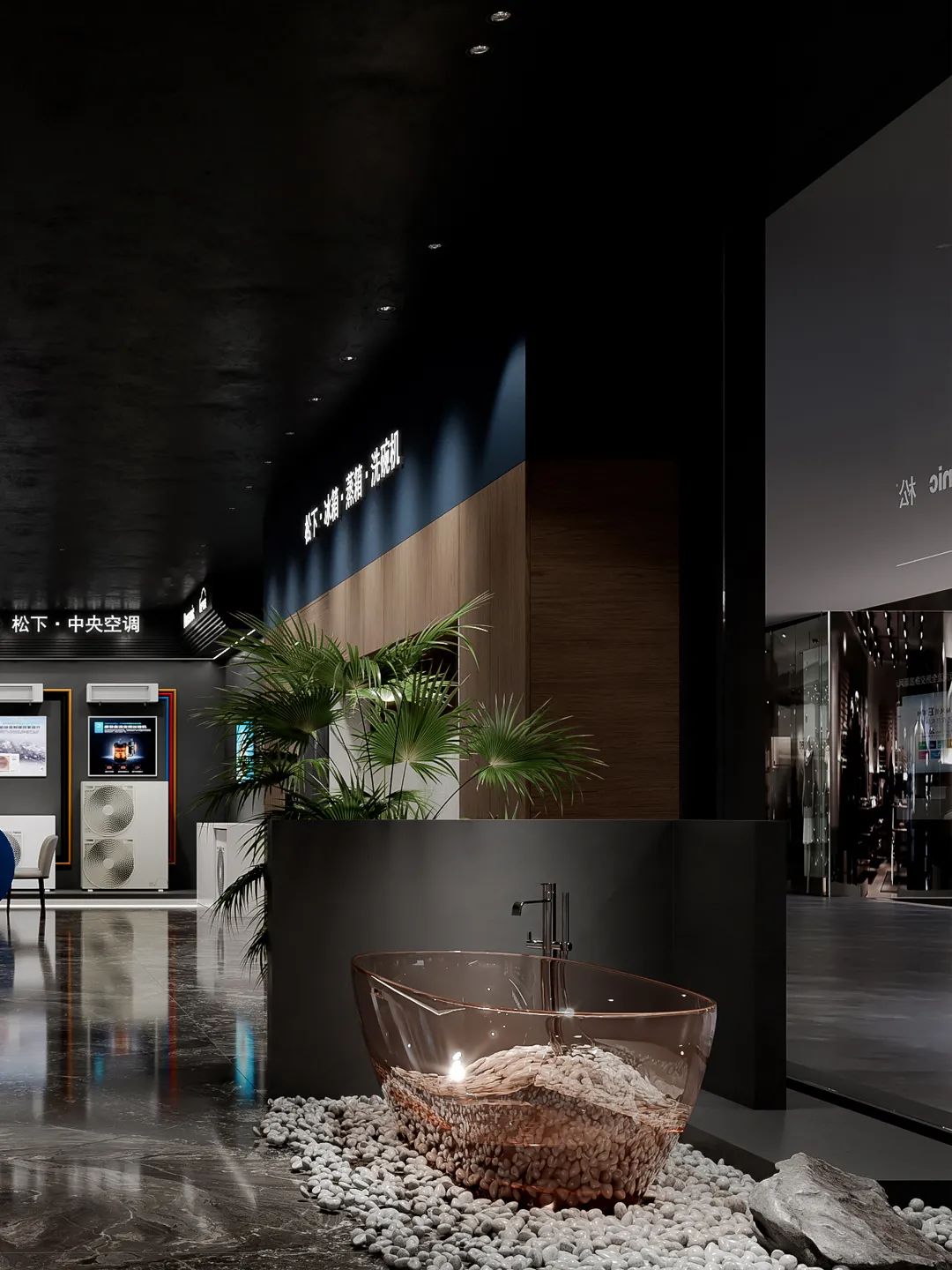 黑暗武士风松下多伦斯暖通展厅丨中国渭南丨周笙笙建筑装饰设计-12