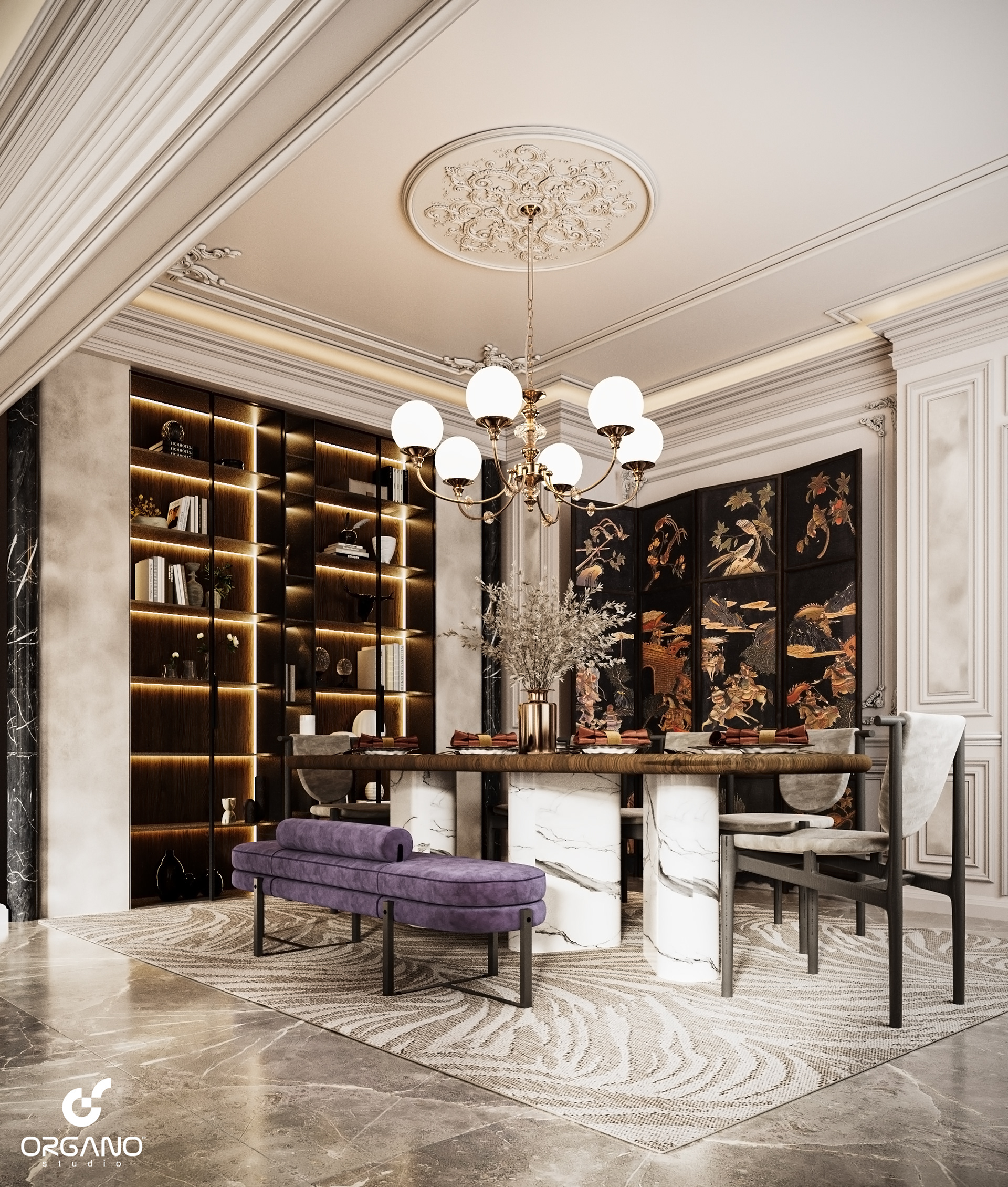 Villa Hall Design.别墅-15