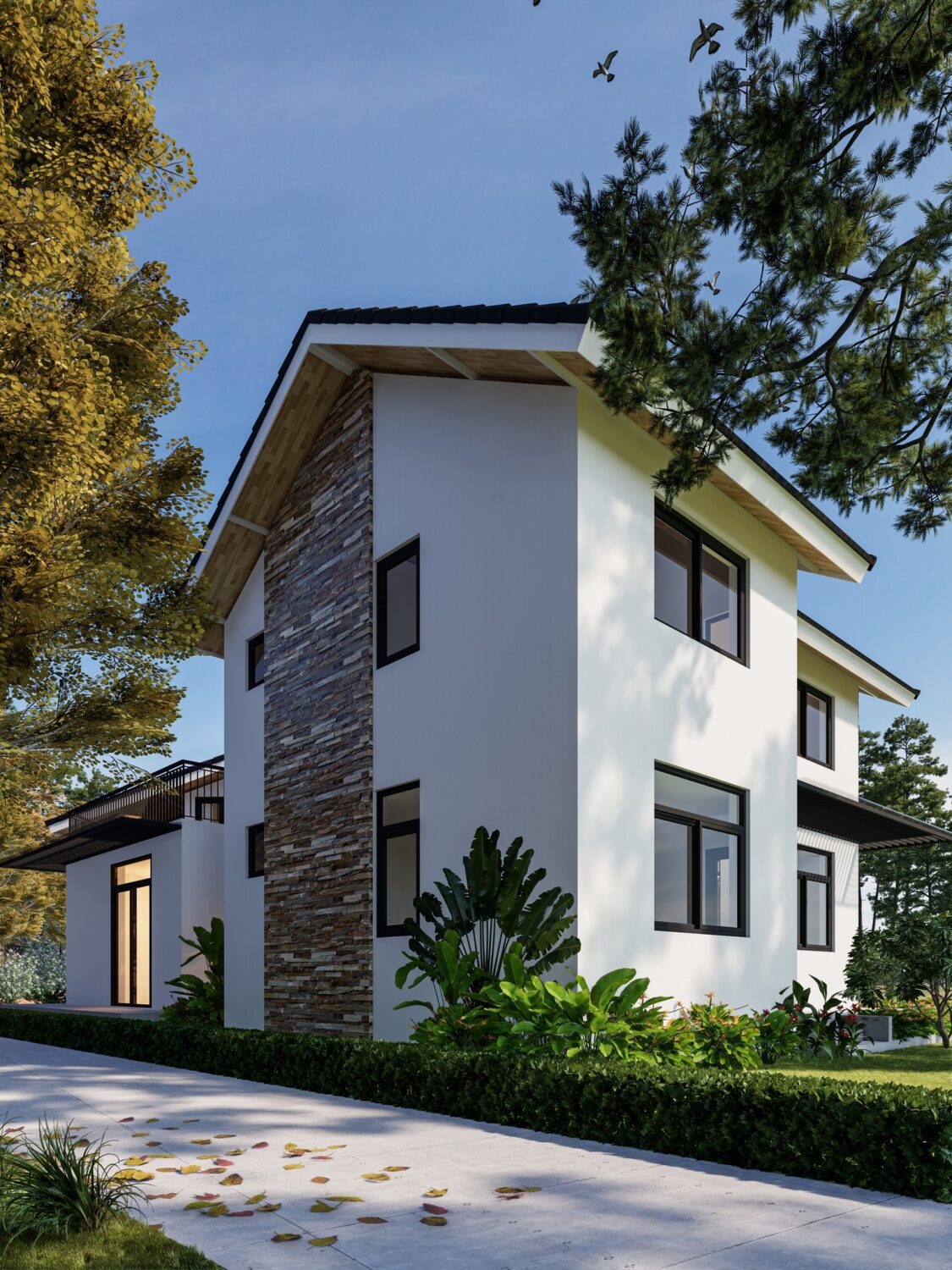 SketchUp 房屋外部模型丨Sang Nguyen-8