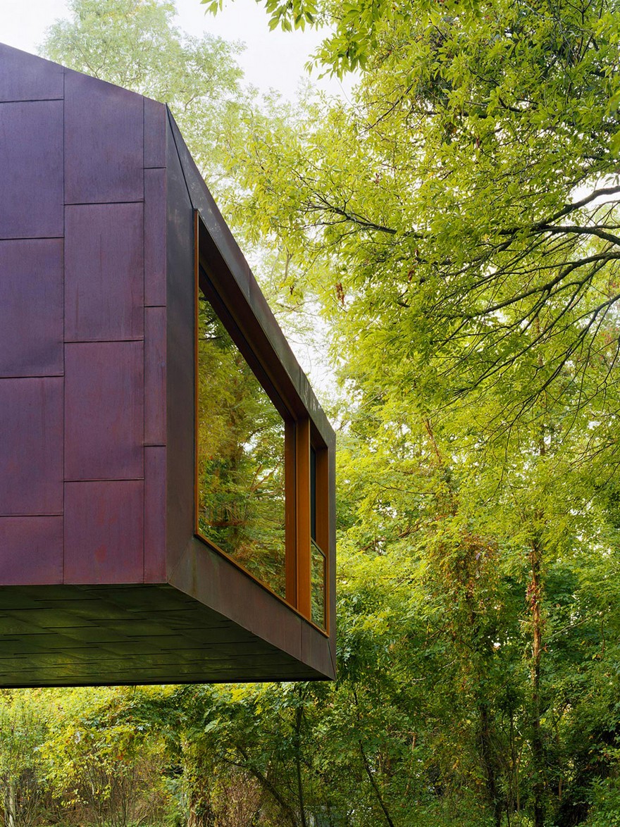 This Copper-Clad Writer’s Studio Changes Color in the Shifting Light of the Day-20