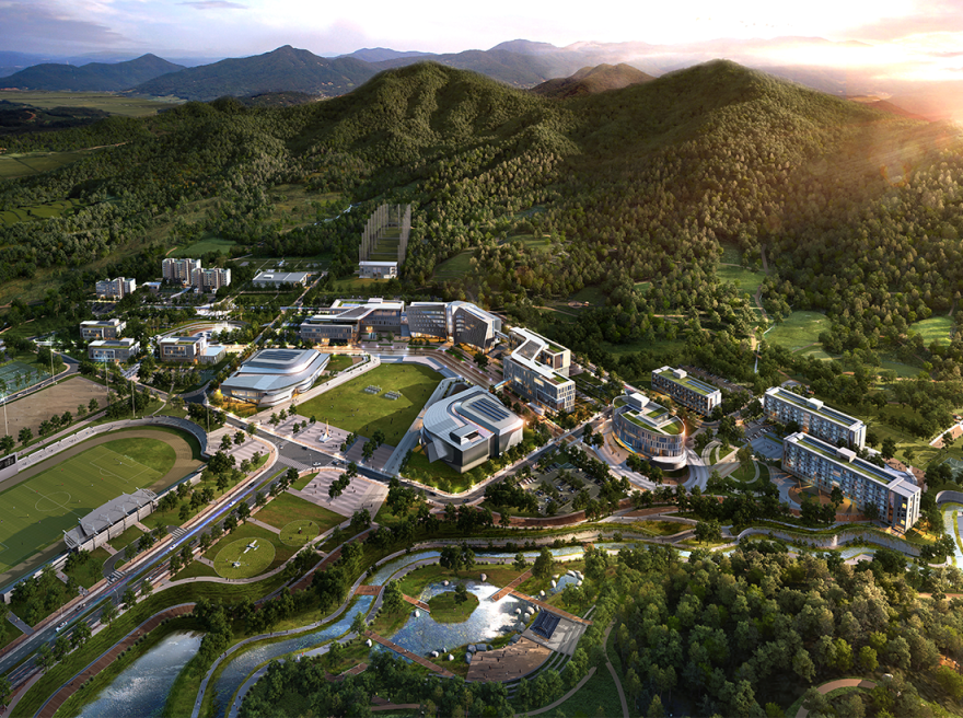 韩国国立警察大学校园规划,融入自然景观的创新设计-28