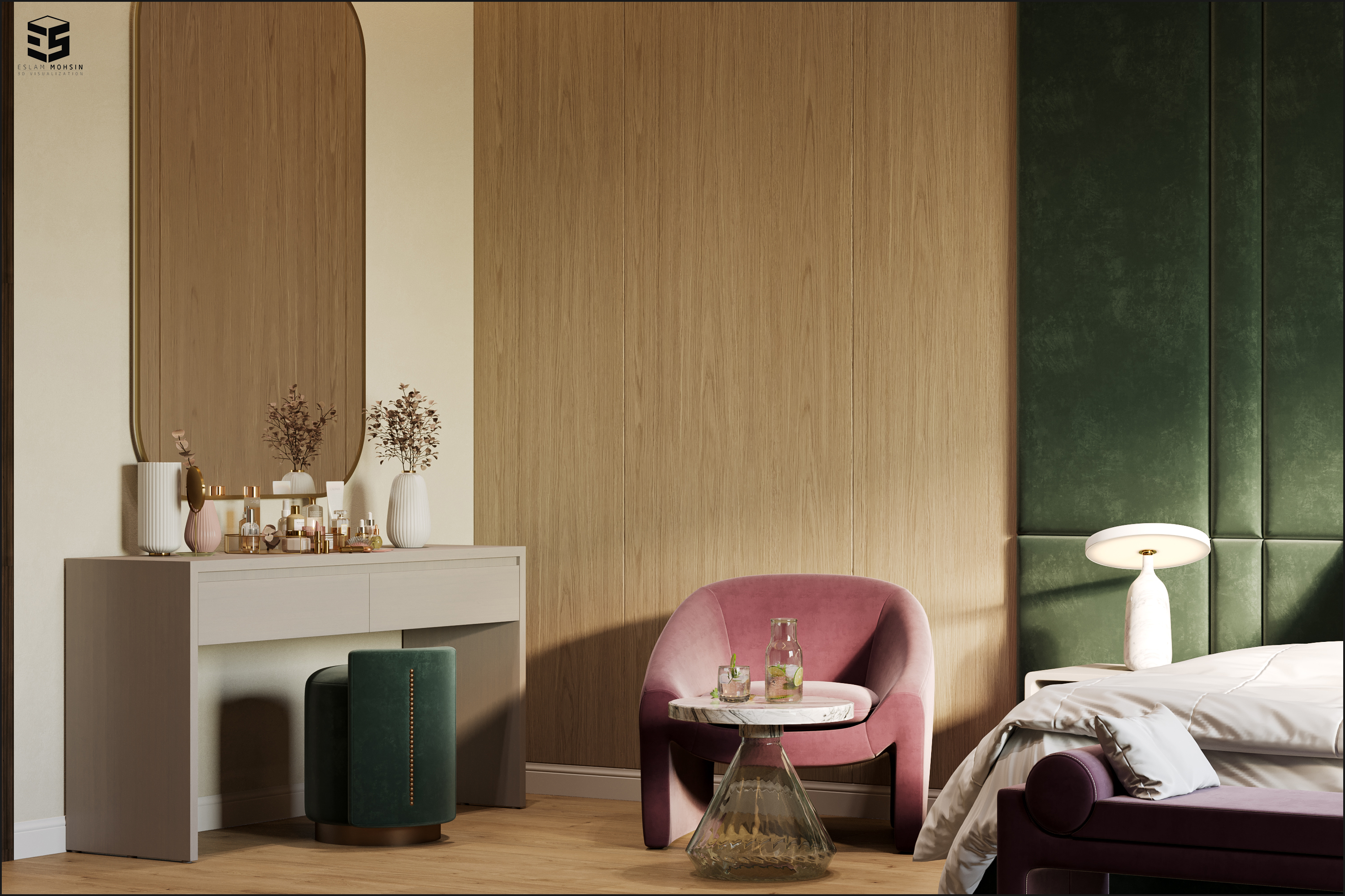 - free scene - bedroom & bathroom-9